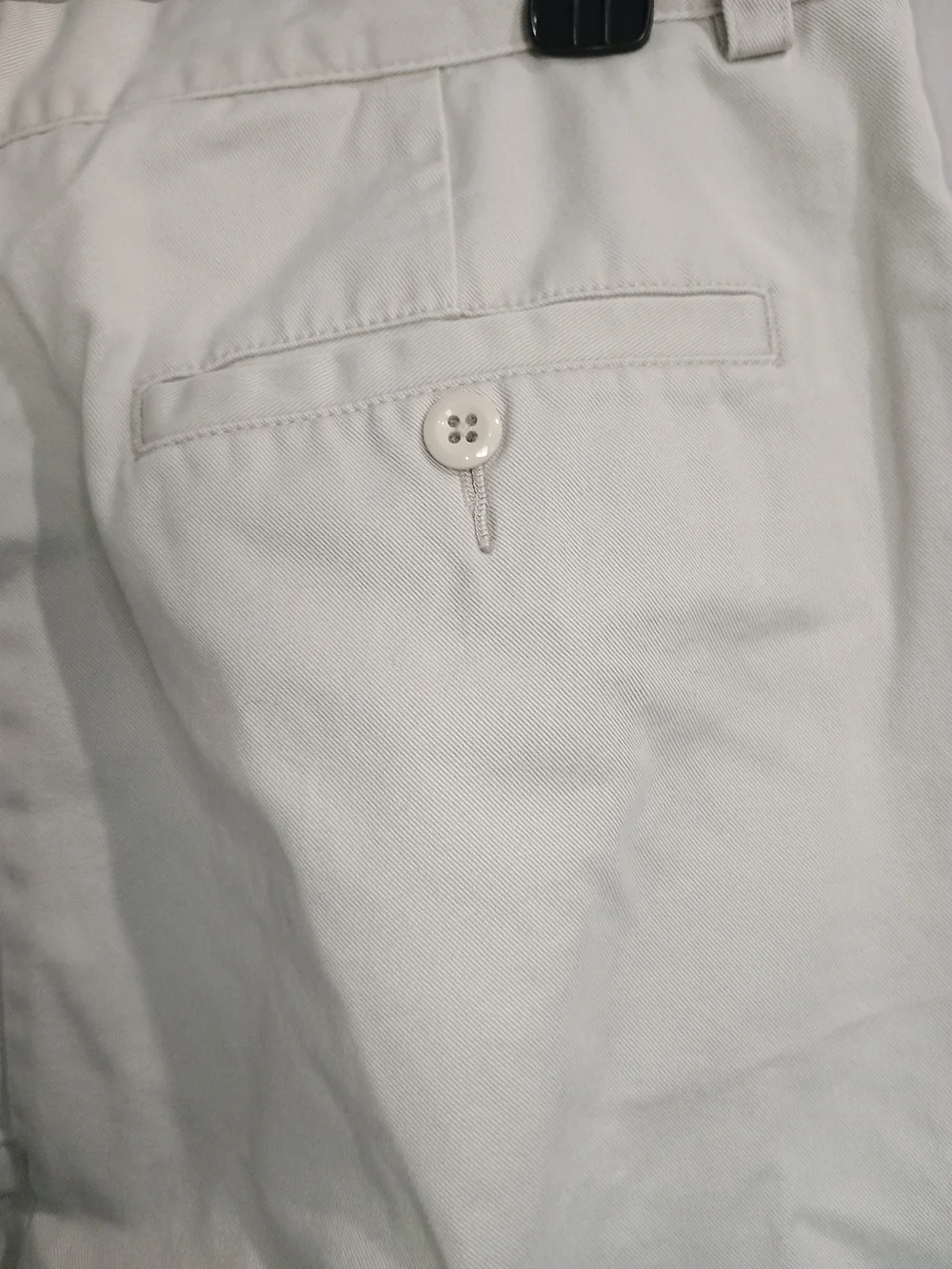 J. Crew Men's Cream Straight-Leg Chinos